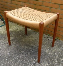 NIELS O MØLLER TEAK HOCKER