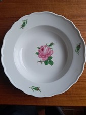 Meissen-Teller mit Rosenmuster