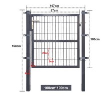 Gartentor Tor Anthrazit