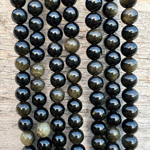 Echte gold obsidian edelstein - obsidian,