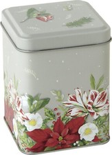 Dose Teedose 10 x 7,5 cm Blumen geblümt Christmas Florals IHR Ideal Home Range