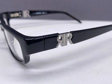 Cerutti Brille Damen Schwarz Rechteckig Strass Logo RR 10206 lese fern