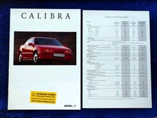 Opel Calibra Turbo Prospekt