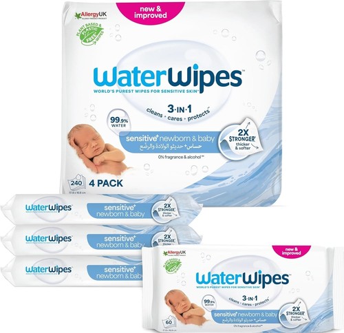 Waterwipes sensitive newborn - sensitive+,