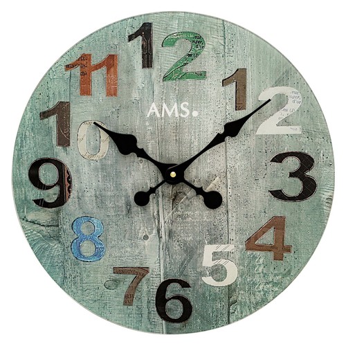 Ams w9651 wanduhr - w9651, farbiger