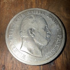 Fünf Mark Deutsches Reich 1875 A Wilhelm Deutscher Kaiser König V. Preussen