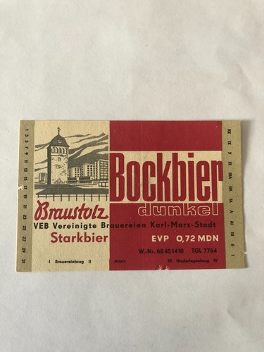 Bieretikett braustolz brauerei - bieretikett, braustolz-brauerei
