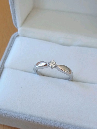 Zierlicher diamant ring - diamant,