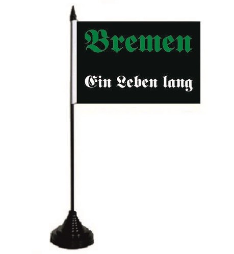 Tischflagge bremen ein - tischflagge,