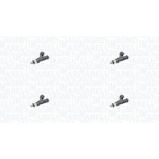 4x MAGNETI MARELLI EINSPRITZVENTIL passend für NISSAN MICRA K12 NOTE 1.0 1.2 1.4