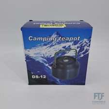 OVERMONT Tragbar Aluminium 1,2I Camping Wasserkocher Kessel Teekanne Kaffeekanne