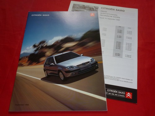 Citroen saxo vts prospekt - saxo, sx