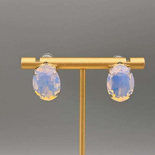 Oval ohrstecker mit - oval,
