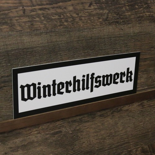 Schild winterhilfswerk 30cm - winterhilfswerk, x