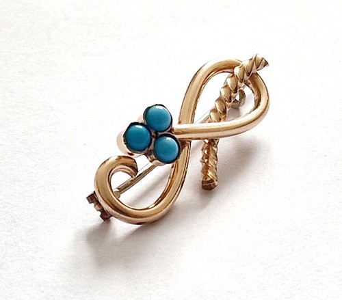 Antike jugendstil brosche - antike,
