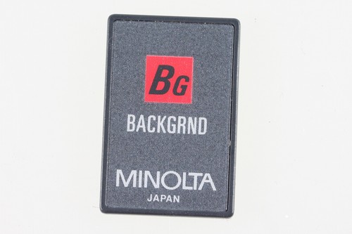 Minolta background priority - minolta,