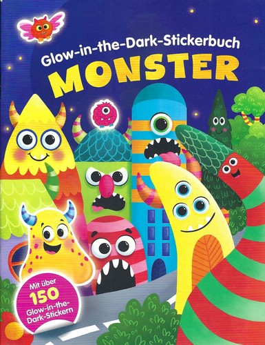 Glow the dark stickerbuch - glow-in-the-dark,