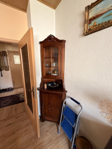 Eckvitrine eckschrank holz - eckvitrine/eckschrank,