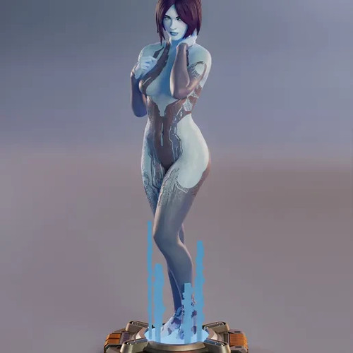 Cortana halo 3d druck - 3d,