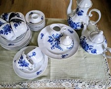 Seltmann Weiden Blaue Rose  Kaffeeservice 7 Pers. 32 tlg. wie neu