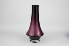 mid-century Glas Vase lila