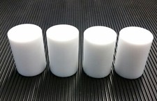 PTFE Teflon Rundstab Reststücke Ø ca. 26 mm Länge ca. 32 mm 