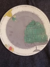 ANDY WARHOL Rosenthal Greengages große Glas Platte Teller 34 cm RARITÄT !!!