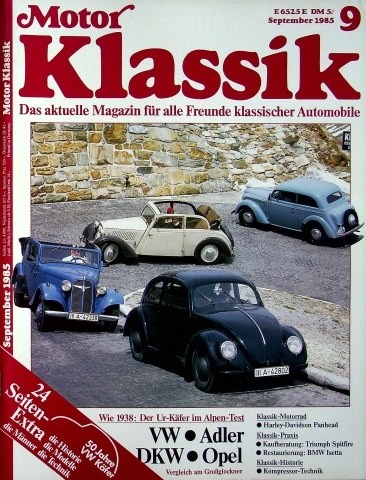 Motor klassik 1985 vw - 09/1985,