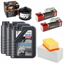 Öl Wartung Set 3L Luftfilter Ölfilter Zündkerze für BMW F 800 R S ST GT 2006-19