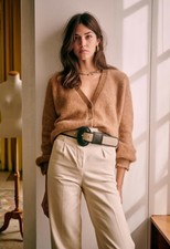 Sézane Mia Camel Strickjacke