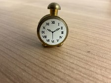 Messing Uhr für Deko und Setzkasten, Ø 2 cm,