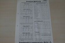 201180) Neuero - Spreugebläse Preisliste - Prospekt 1938