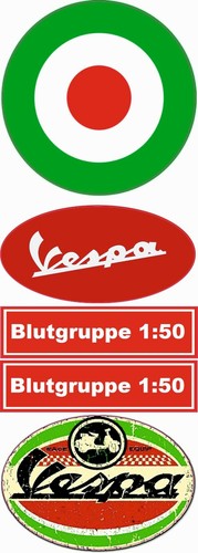 Vespa aufkleber gts - vespa,