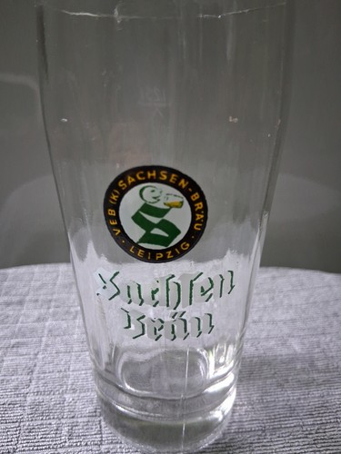 Altes glas sachsen bräu - glas,