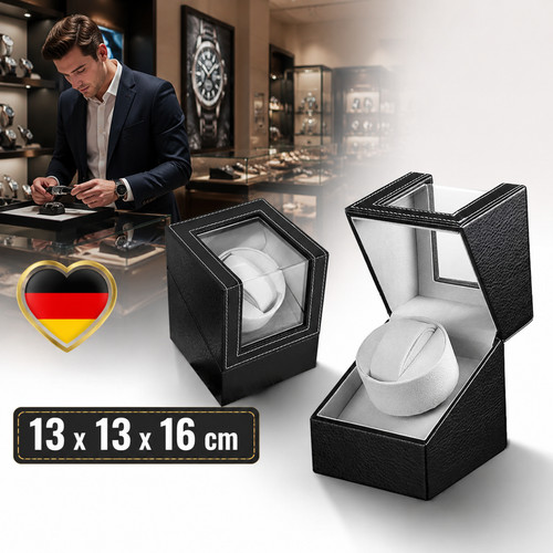 Uhrenbeweger schwarz leder - uhrenbeweger,