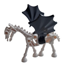 Lego Skelettpferd in weiss mit