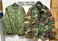 ORIGINAL SELTENE US NAVY M65 FELDJACKE WOODLAND MIT INNENFUTTER SUPER EX!!! GROSSE REG