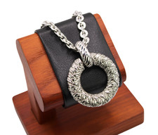 Yves Saint Laurent Kette Damen Halskette silber Vintage Designer Schmuck