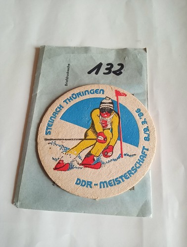 Bierdeckel sport ddr ski - 1,