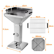 Säulengrill, Trichter, Grill