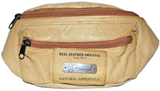 Gürtel-Hüft-/Nierentasche - Leder - Giovanni - 3 Fächer