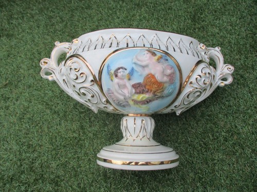 Prunkschale capodimonte - prunkschale,