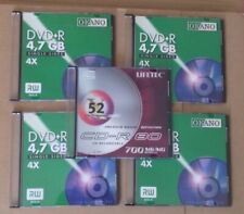 4 Okano CD R 4X Rohling 120min 1 Lifetec 52x 80min neu unbenutzt unverschweisst