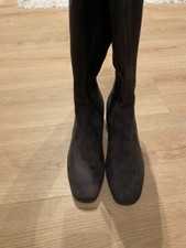 Schöner Damenstiefel/Overknees von S. Oliver in grau - Gr. 39 -NEU!