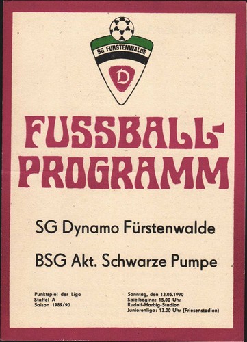 Ddr liga sg dynamo - 89/90,