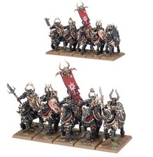 WH Old World/AoS 10 Chaosritter im Sprue 4 Waffen fehlen/kaputt