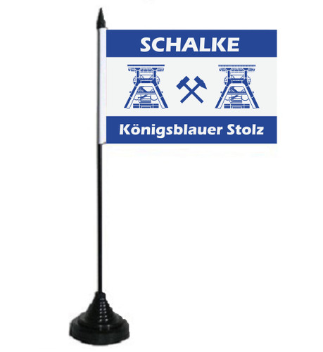 Tischflagge schalke - tischflagge,