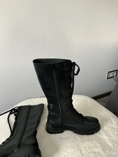 Damen Stiefel Zum Schnüren. Schwarz, ungetragen, Gr. 38- ????❤️?