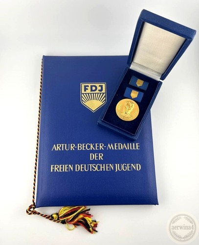 Ddr fdj artur becker medaille - fdj, artur-becker-medaille