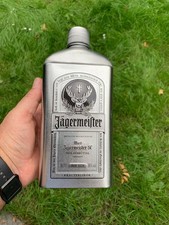 Seltene Deko Jägermeister Blechdose Dose Silber